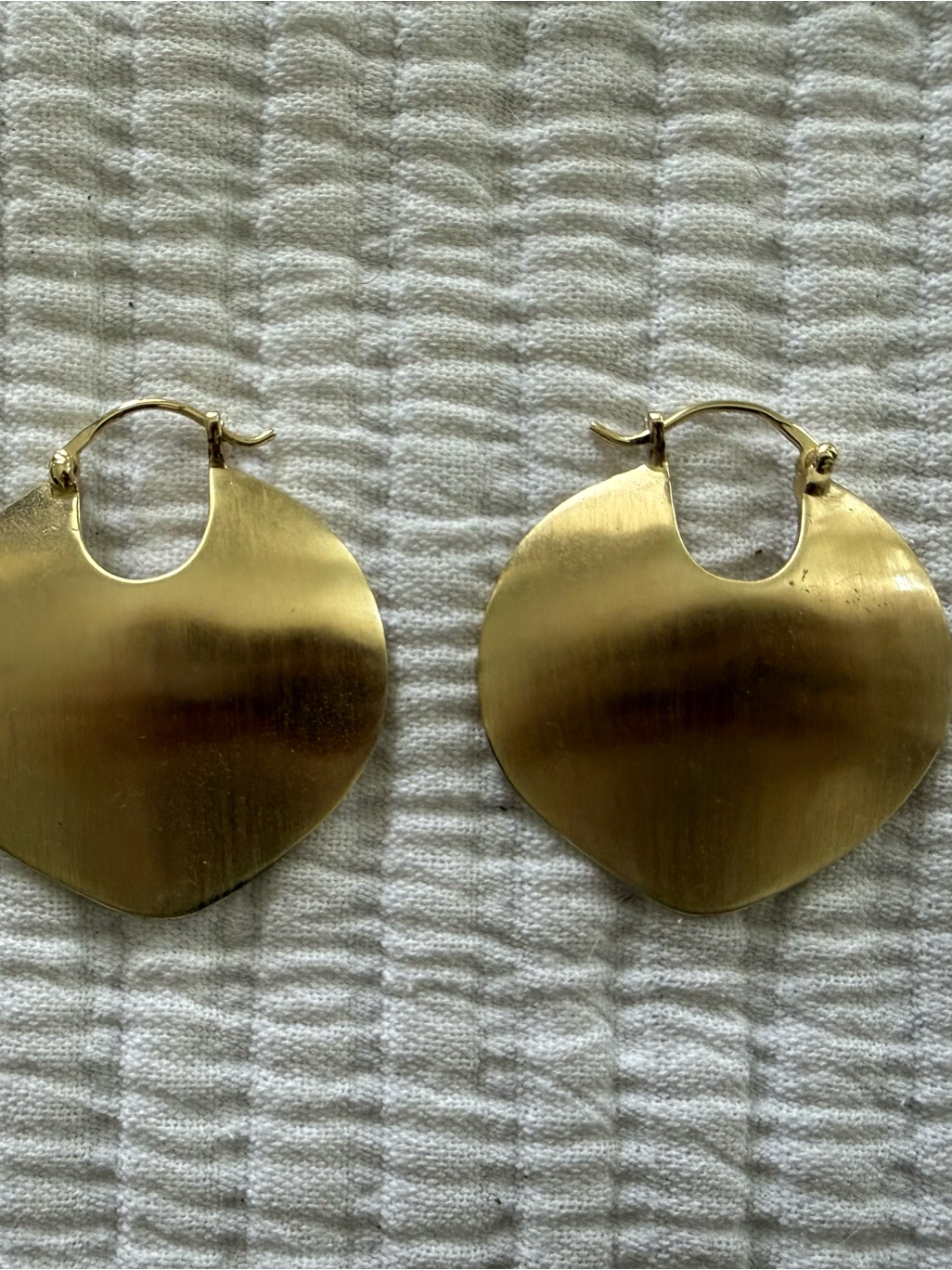 Elizabeth And James Gold Lotus Petal Earrings